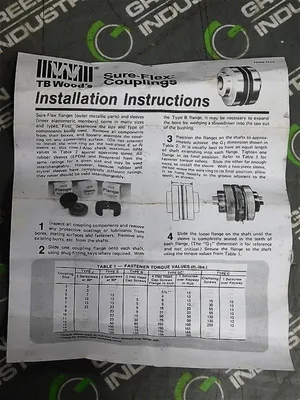 USED TB WOOD'S INC. 10