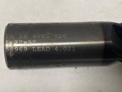 Solid Carbide End Mill 1" Shank 4 Flutes With Radius
