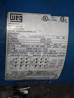 USED CRANE PUMPS & SYSTEMS 320WA6BF