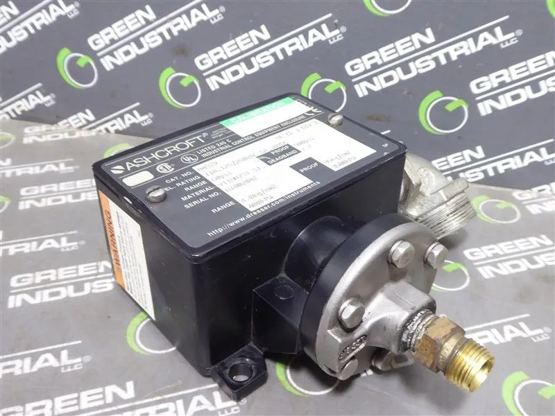 Ashcroft B432V Snap Action Pressure Switch Used