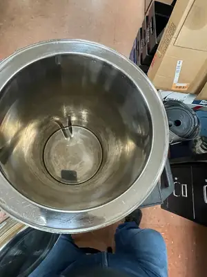 Used Eastern Used Eastern Stainless Steel/Brass Accents Insulated Beverage Coffee/Tea Urn 3 Gallon Coffee Equipment Illinois US | Falcon Restaurant Supply #1376432
