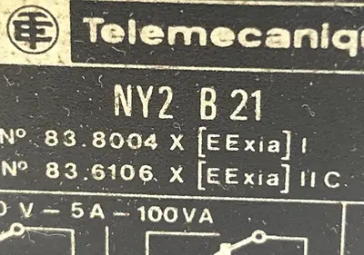 Used TELEMECANIQUE NY2-B21 Miscellaneous Equipment (Electrical & Power) Ohio US | Surplus Asset Holdings #1239559