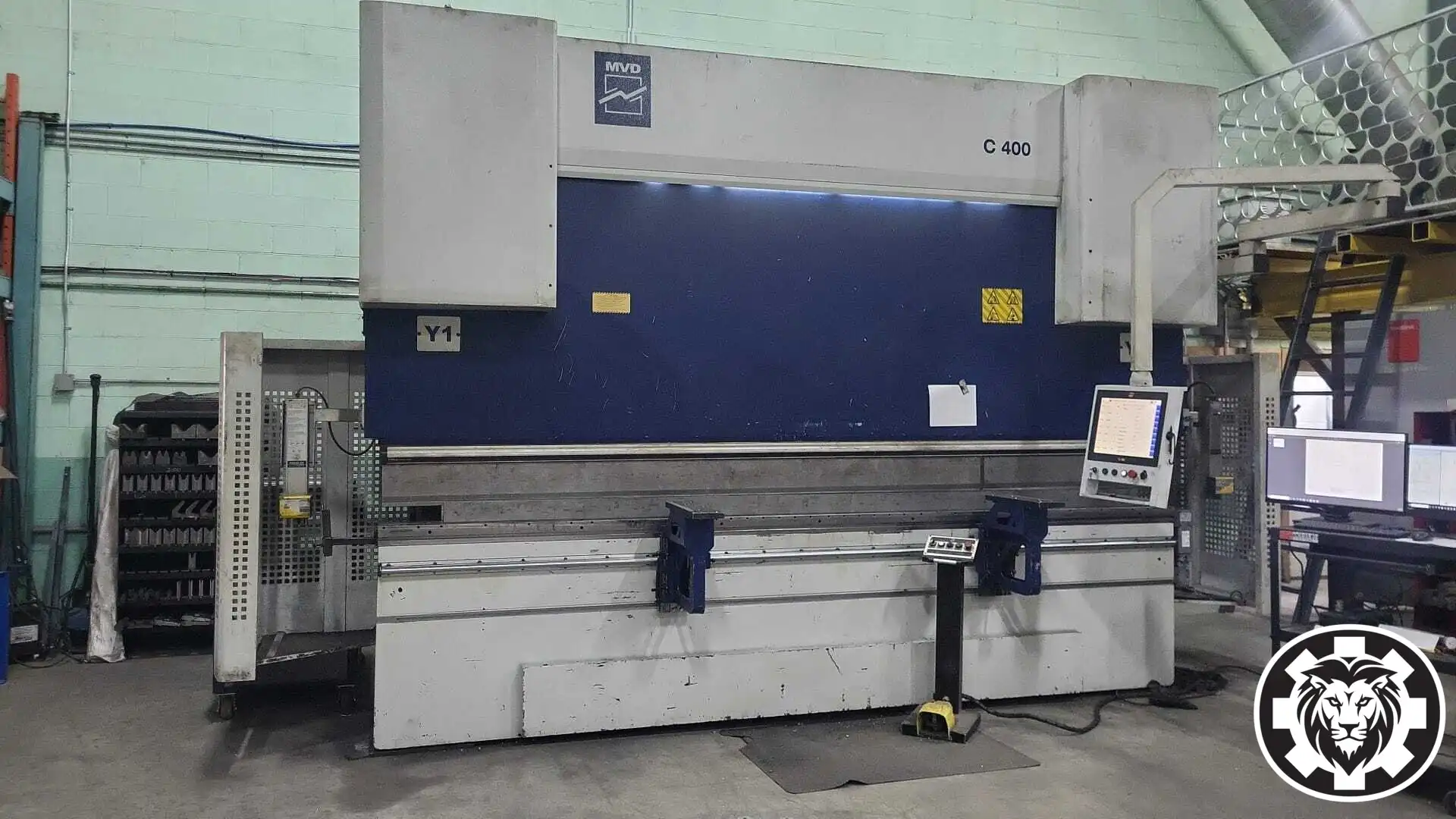 400 Ton x 13′ MVD Wysong CNC Press Brake, 2019 – 4 Axis Backgauge
