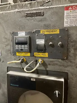 USED SURFACE COMBUSTION DIRECT FIRED BOX FURNACE (SALE PENDING)