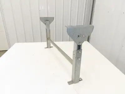 Automotion 30"W Conveyor Leg Stationary Floor Support 16" to 24"H Galvanized