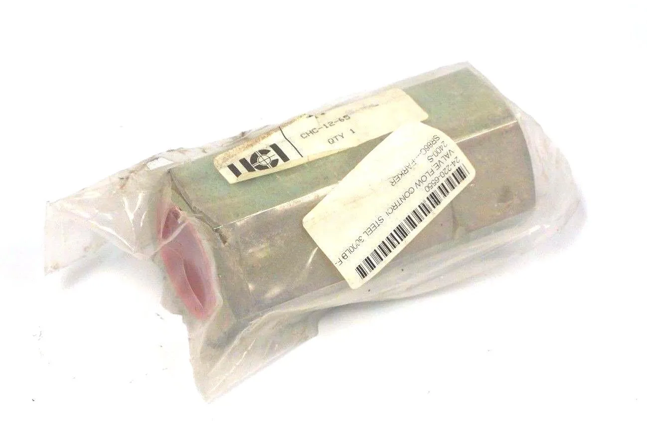 NEW UNIVERSAL COMPONENTS CHC-12-65 FLOW CONTROL VALVE CHC1265