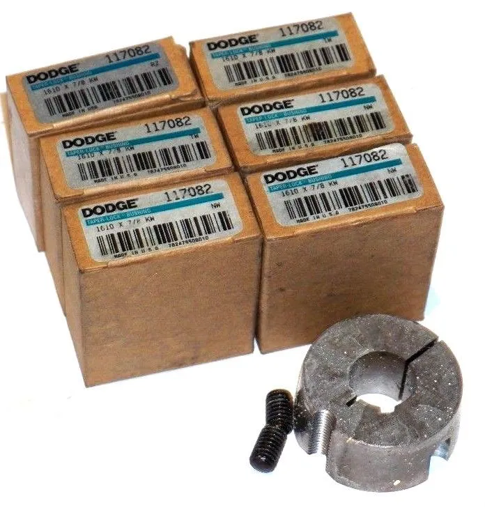 6 NEW DODGE 117082 TAPER LOCK BUSHINGS