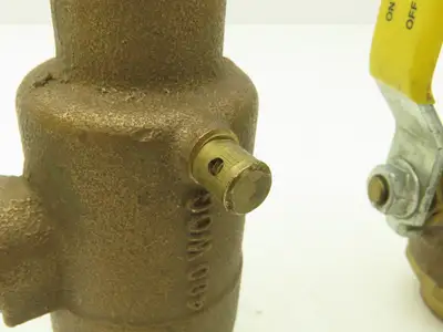 Apollo 1" Bronze Sweat Ball Valve with Drain Port 400 WOG  Lot of 2
