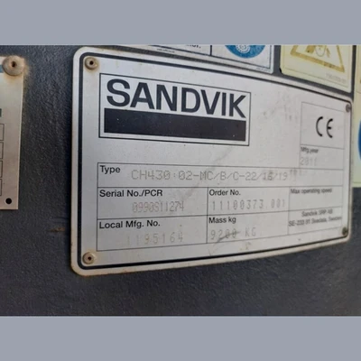 USED 2011 SANDVIK CH430