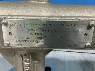 Used ANDERSON GREENWOOD CROSBY 96111111A Pumps Ohio US | HGR 24 #1518117