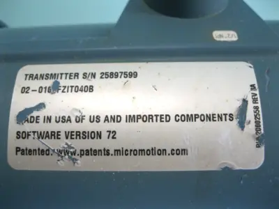 USED Micro Motion 2700R123B2EZCZ