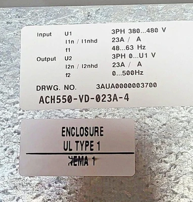 USED ABB ABB ACH550-VD-023A-4