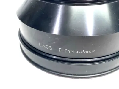 Used F-Theta Ronar LINOS Lens f=254mm 1064mm Optics Michigan US | Maverick Industrial Sales #1507269