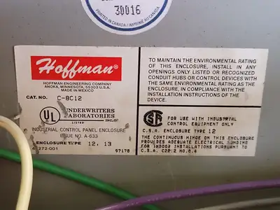 USED HOFFMAN C-8C12