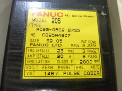 USED FANUC A06B-0502-B755