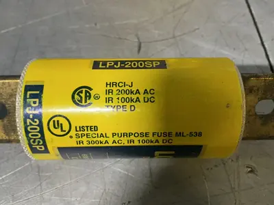 Used COOPER BUSSMANN LPJ200SP Fuses Ohio US | HGR 24 #1545284