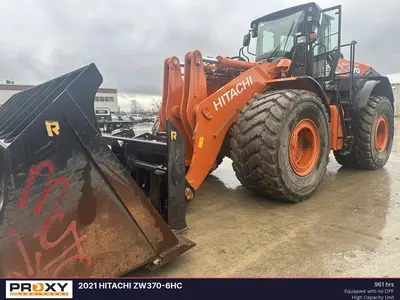 Used 2021 HITACHI ZW370-6HC Wheel Loaders Ohio US | Proxy Equipment #1381639