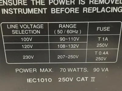 Used GW INSTEK GOS-6112 Interface Monitors Michigan US | Ideal Machinery #1293384