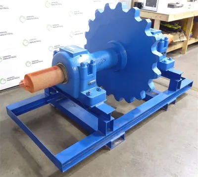 Rexnord Corp. Bucket Elevator Head Shaft Assembly w/ 46" Sprocket Rebuilt