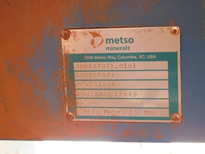 Used METSO MM400 FHC-S C5 Pumps Ohio US | Equipment Recovery Corp. #1330729