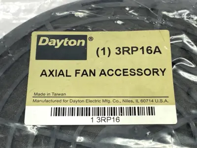 NEW DAYTON AXIAL FAN FILTER GUARD ACCESSORY