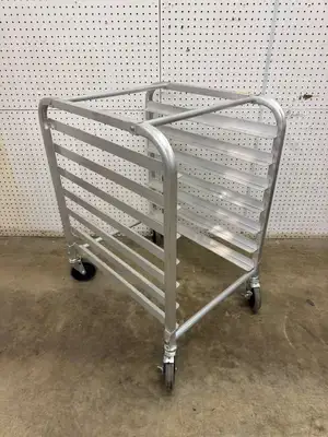 Used Don Used Don 1141733 7 Slot Sheet Pan Rack on Casters - WO1 Restaurant Equipment (Miscellaneous) Illinois US | Falcon Restaurant Supply #1374997