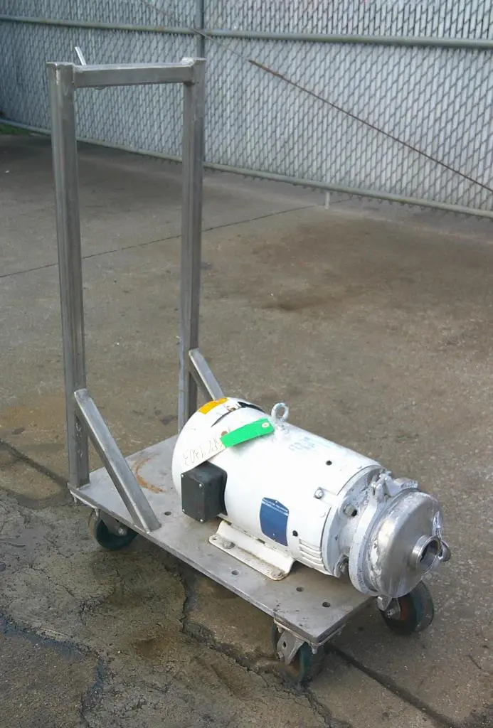 SPC9303  Pump 2.5x1.5x7 Waukesha centrifugal pump, 7.5 hp, Stainless Steel