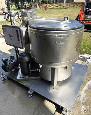 North Star 755 XP perforate basket centrifuge, 304SS.