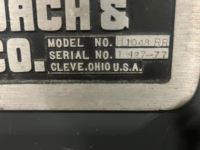 USED 1977 OHIO BROACH HC1048RR