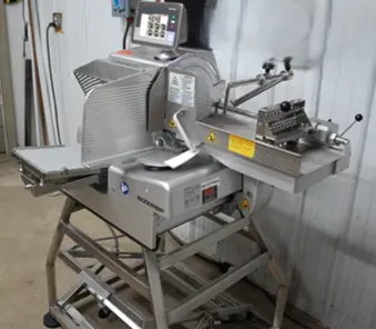 142-0040 Bizerba VSI330 F W Automatic Heavy Duty Vertical Stacker Slicer Scale 2