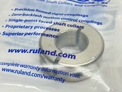 New | in-Stock Ruland 14mm One-Piece Clamp Shaft Collar 30mm OD 11mm Width LOT OF 4 Clamps Michigan US | Maverick Industrial Sales #1453970