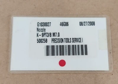 *NEW SURPLUS* [21] K-9 Stainless Steel Nozzle Brand ?? Flat Spray + Warranty!