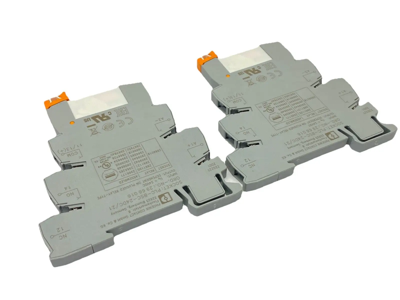 2966171,PLC-RSC- 24DC/21 | Phoenix Contact PLC-RSC- 24DC/21 Relay Module 24VDC 2966171 LOT OF 2 - Used