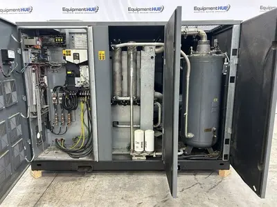 Used 2017 ATLAS COPCO GA132VSD Rotary Screw & Sliding Vane Air Compressors Georgia US | The Equipment Hub #1045572