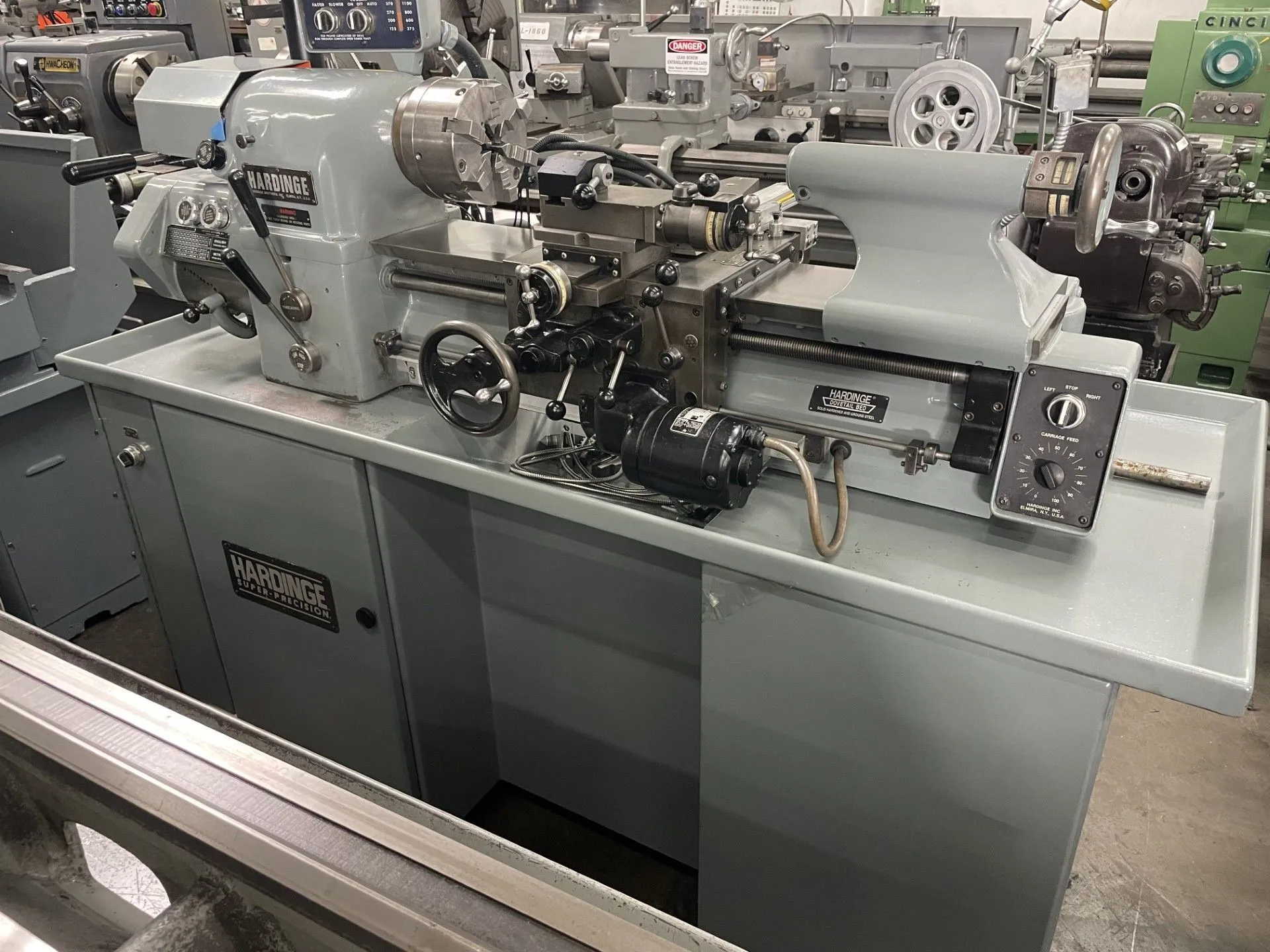 USED HARDINGE HLV-H-EM