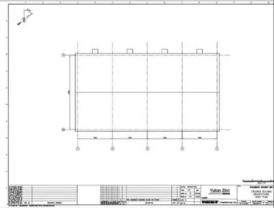 WARDROP Engineered Building, 98' x 52" x 74' height to Crane Rail