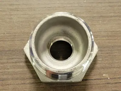 1-1/2" x 1/2" 316 Stainless Steel Hex Head Reducing Bushing MB 150
