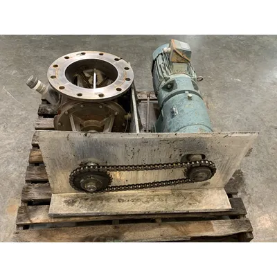 Used 10" Stainless Steel Flo-Tronics Rotary Airlock Feeder Valve