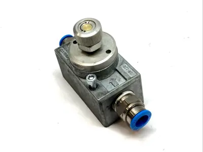 USED FESTO ONE-WAY FLOW CONTROL VALVE G1/2 FEMALE THREAD PNEUMATIC 3720