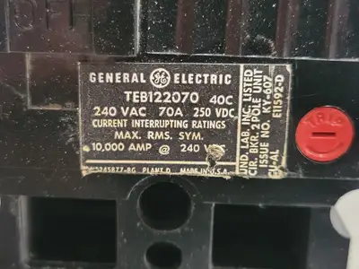 USED GENERAL ELECTRIC TEB122070