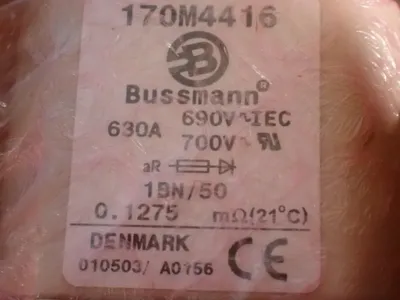USED BUSSMANN 170M4416