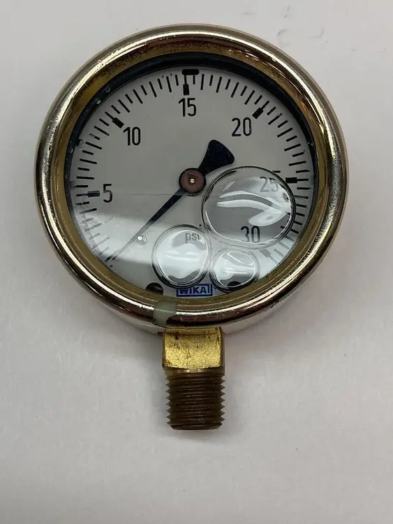 New | in-Stock WIKA 0-30 PSI Universal Pressure Meters Ohio US | Surplus Asset Holdings #1247162