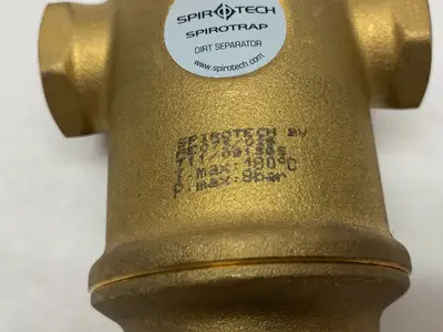 USED SPIROTECH SPIROTRAP BRASS BODY DIRT SEPARATOR