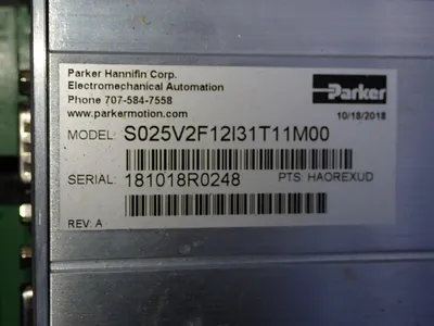Used PARKER S025V2F12I31T11M00 Servo Drives Ohio US | HGR 24 #728242