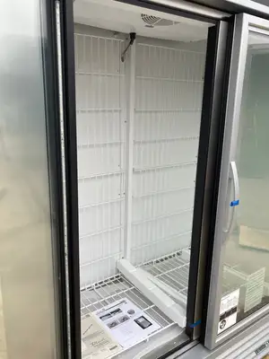 New | in-Stock True Old Stock 2023 54" True GDIM-49NT-HC~TSL01 Glass 2 Door Bag Ice Merchandiser Indoor Freezer 120V Display Freezers Illinois US | Falcon Restaurant Supply #1375778