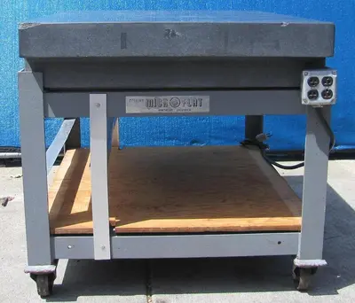 Used COLLINS MICROFLAT Granite Surface Plates California US | Bay Line Tool #1319663