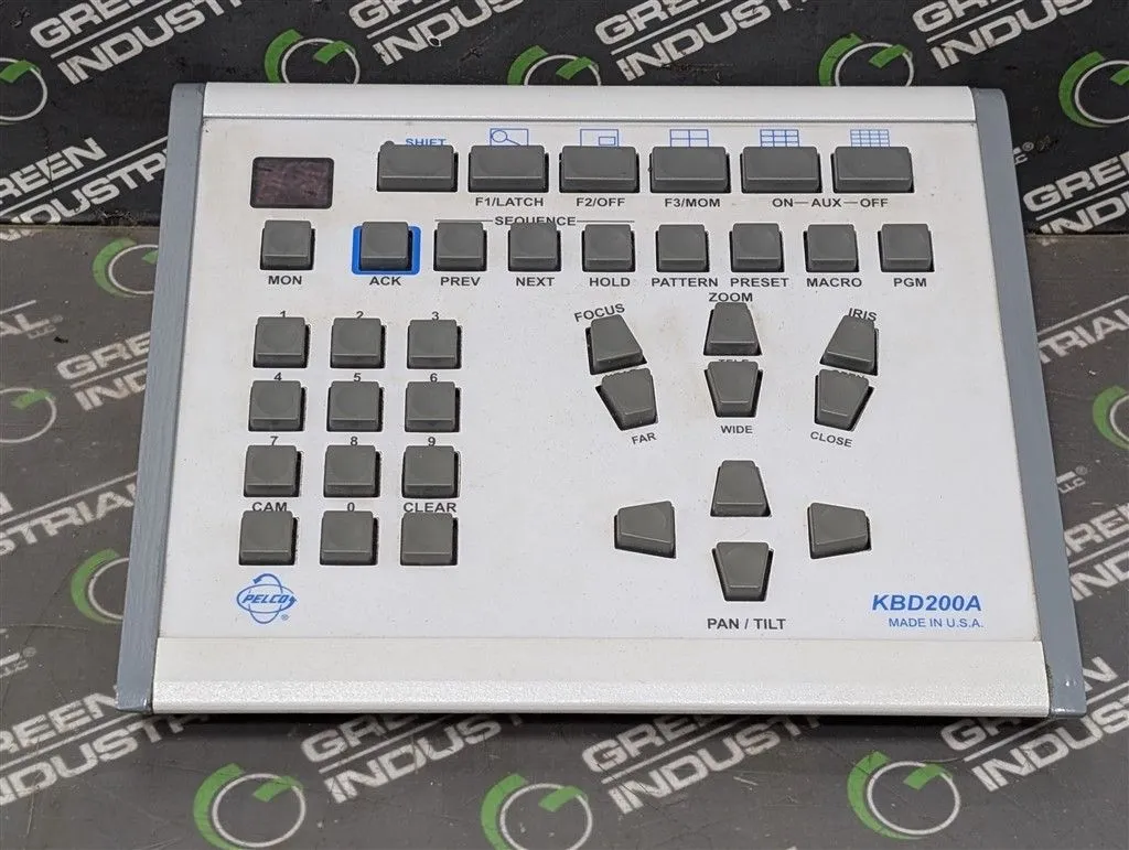 Pelco KBD200A Camera Control Keypad 10063 Rev. A0 Used