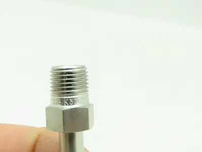 Hy-Lok Stainless Male Adapter Fitting  1/4" Tube x 1/8" NPT Pipe  LOT OF 8