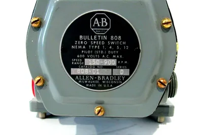 NEW ALLEN BRADLEY 808-D1 ZERO SPEED SWITCH SER.D 808D1