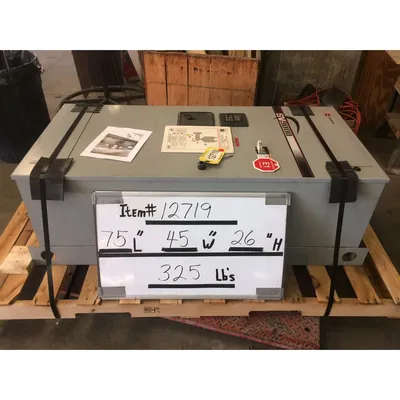 Used electrical panel with cuttler-hammer main breaker and bypass contactors